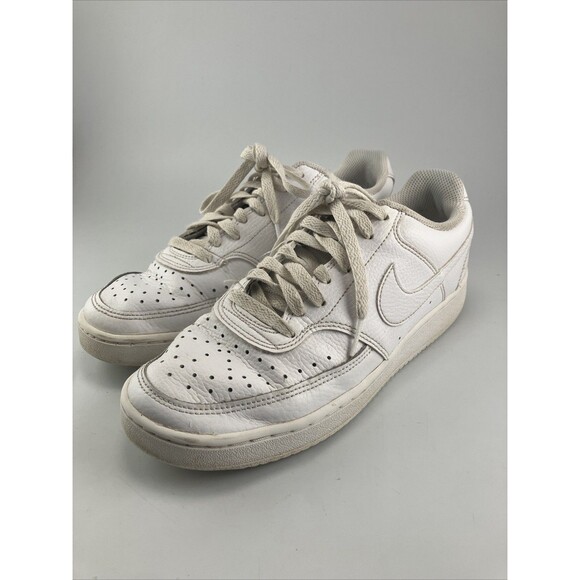 Nike Court Vision CD5434-100 White Womens  8 Running Shoes Lace Up Low Top - Picture 1 of 10